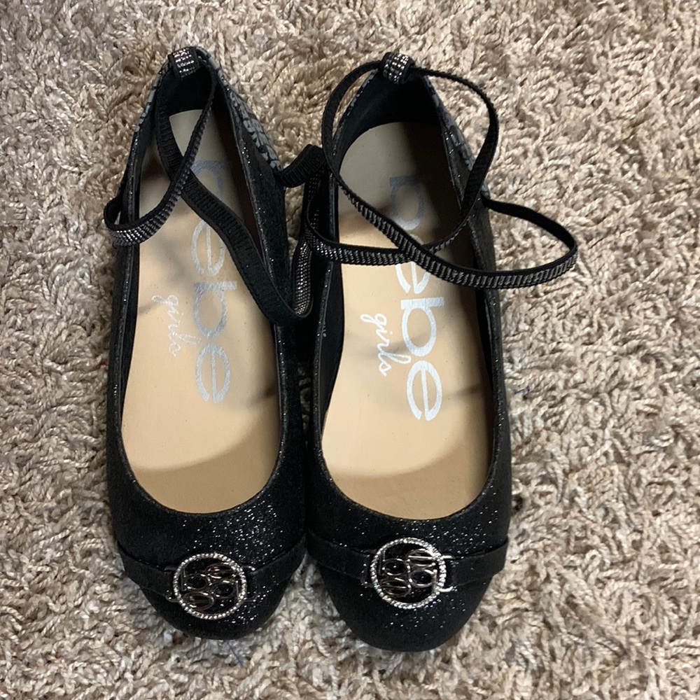 Girls Bebe dress shoes